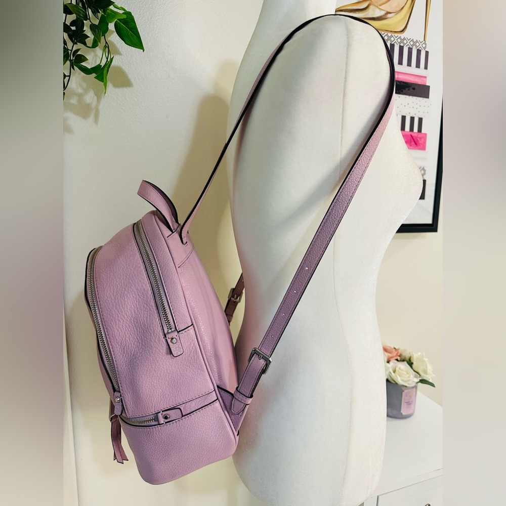 MICHAEL Michael Kors Rhea Zip Small Light Magenta Backpack - Picture 3 of 13